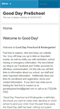 Mobile Screenshot of gooddaypreschool.com
