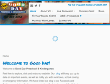 Tablet Screenshot of gooddaypreschool.com